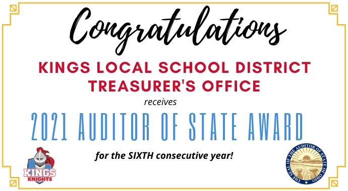 Kings Auditor of State Award